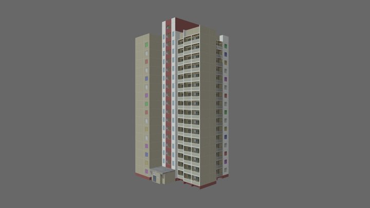 T-serie building – Modèle 3D gratuit STL