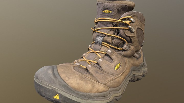 Keen Hiking boot redux 3D Model