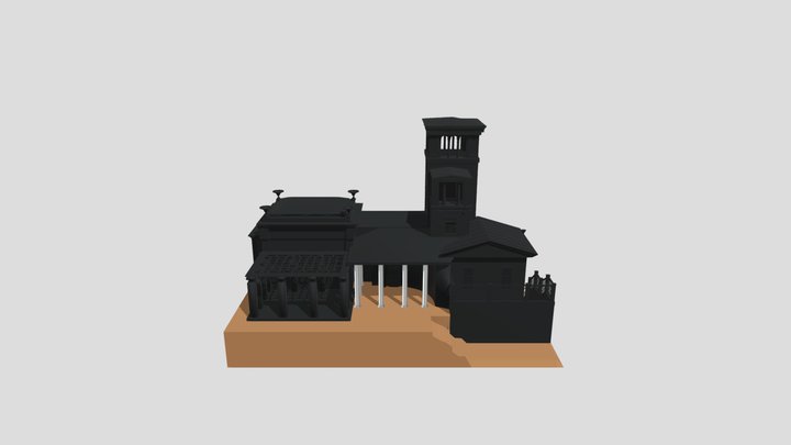 Павильон 3D Model