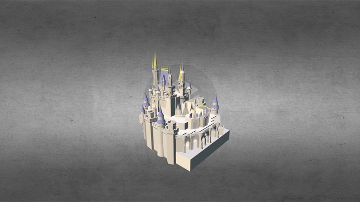Cinderella Castle - Toshueyi 3D Model