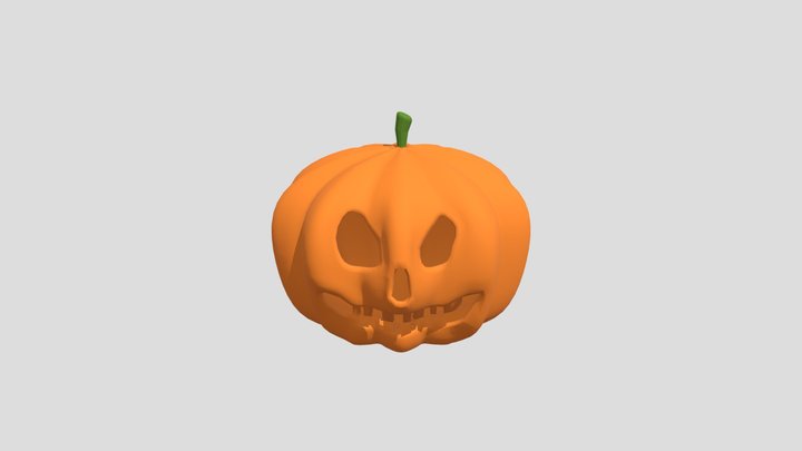 Halloween Pumpkin 3D Model