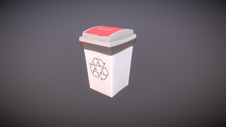 Rubbish Bin 3D Model