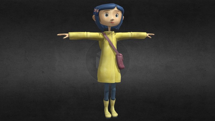 Coraline Jones 3D Model