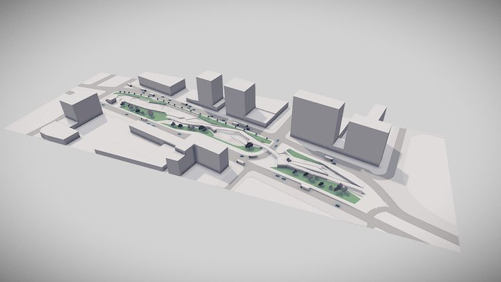 Proyecto Estación Viña del Mar - Opción A 3D Model