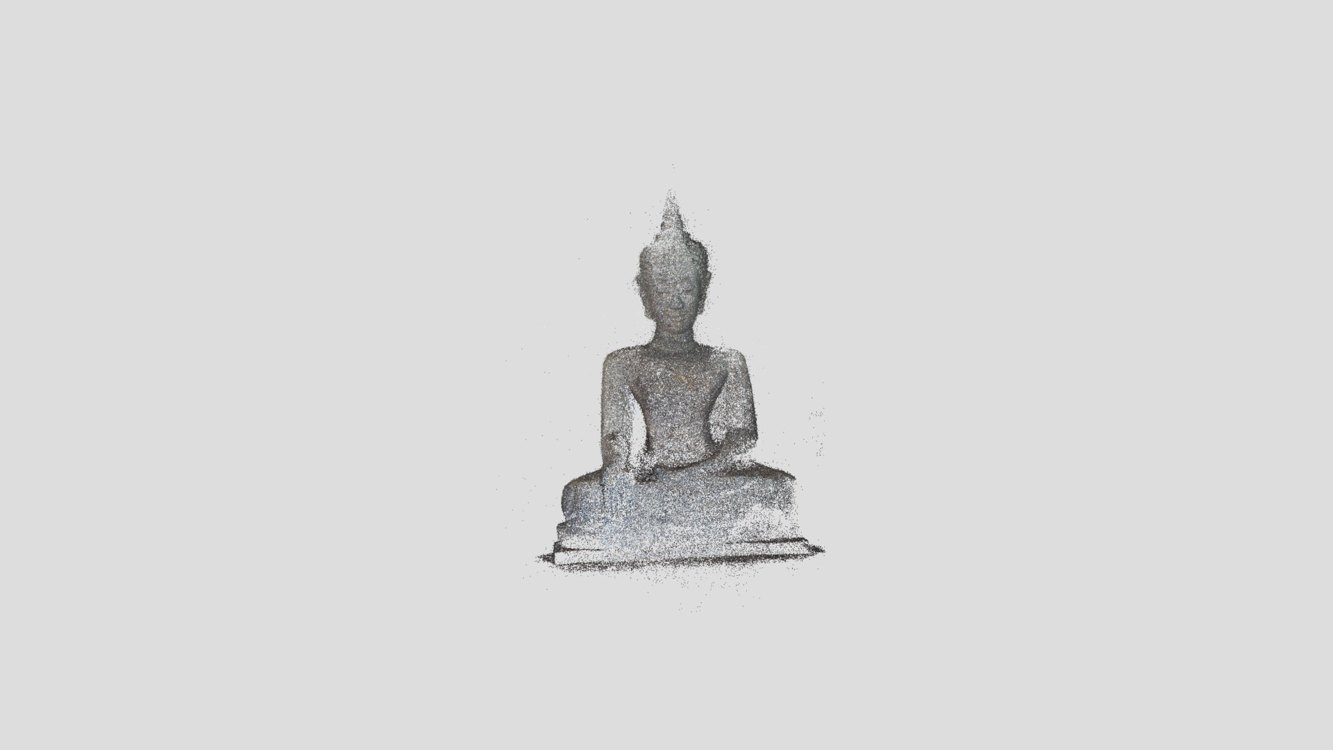 Point cloud of sandstone statue03
