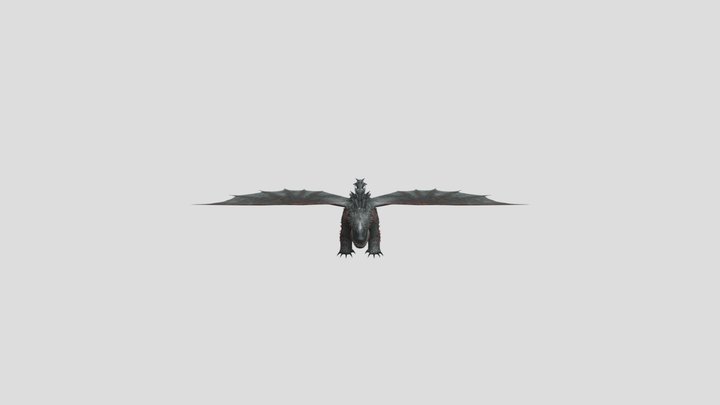 Red Death - How To Train Your Dragon 3D Model