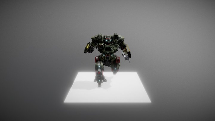 Battlemech 3D Model