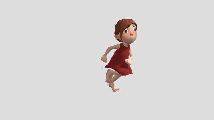 Anna - personaje principal 3D Model