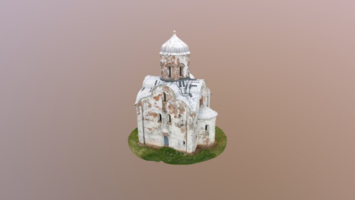 Церковь Николы на Липне 3D Model