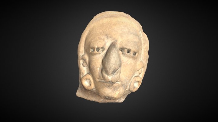 Mascaron Guancavilca Op 3D Model