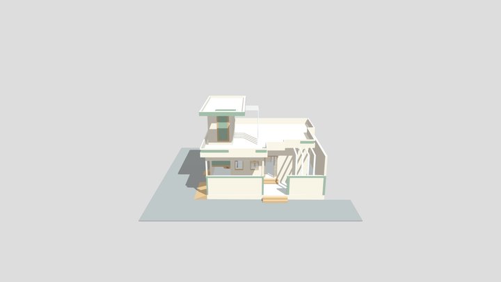 Arnavi's home elivation 3D Model