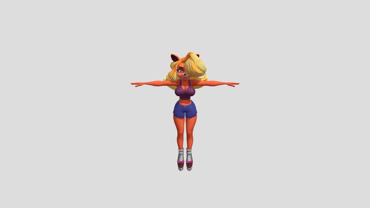 Tawna Bandicoot (Classic) 3D Model