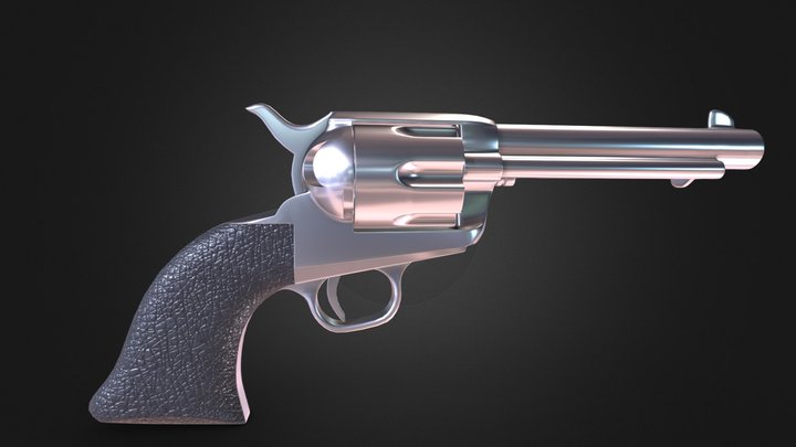Richards-Mason revolver 3D Model