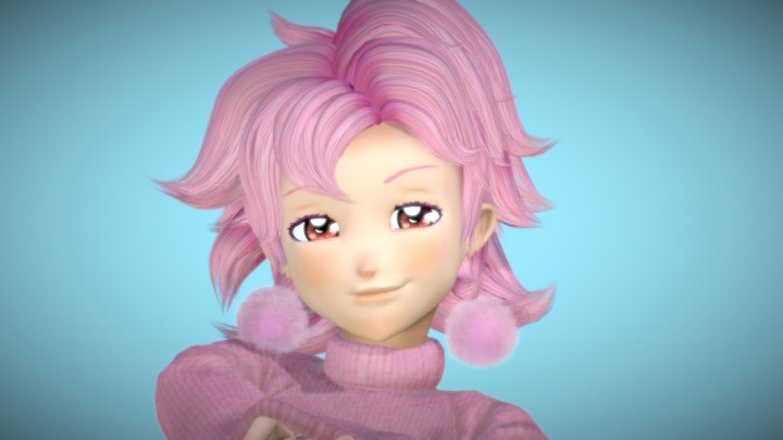 Soft Pink 3D Model