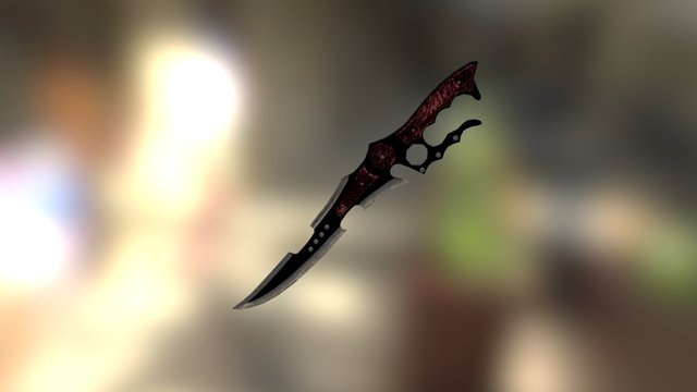 Fantasy Sword 3D Model