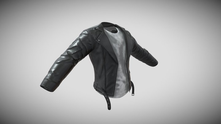 Leather Jacket 3D Model