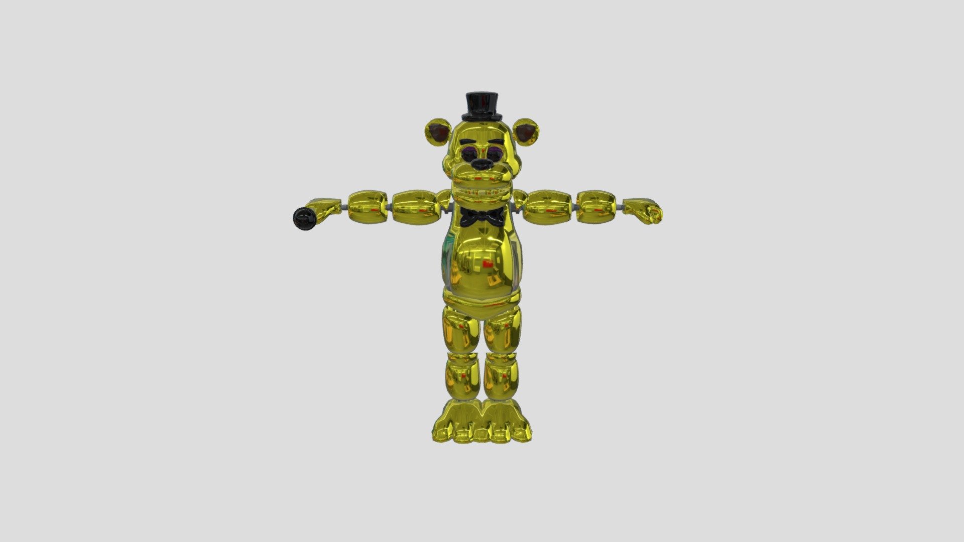 Golden freddy - 3D model by lilianasiccharsilva [af55bc7] - Sketchfab