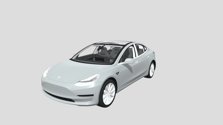 Tesla Model 3 3D Model