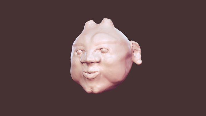 Demon Head Version 1 3D Model