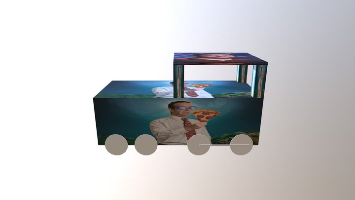 PIzza TRain 3D Model