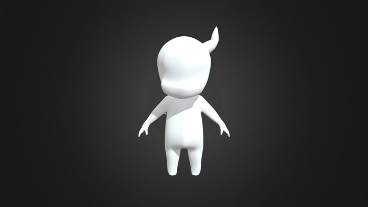 Chibi evil - base #2 3D Model