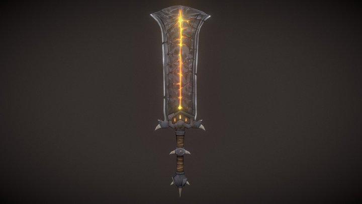 Blackhand's Sword - World of Warcraft 3D Model