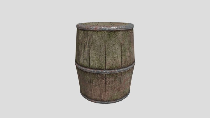 3D Barrel 3D Model