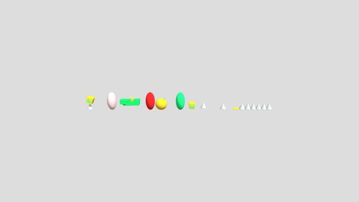 Geometry Dash 3d 3D Model