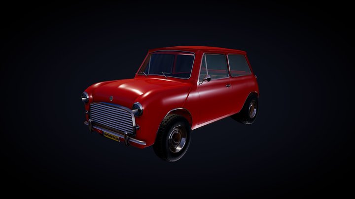 Mini Cooper S1970 3D Model