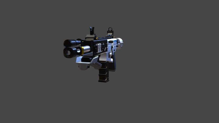 Peacekeeper Black Ops II 3D Model