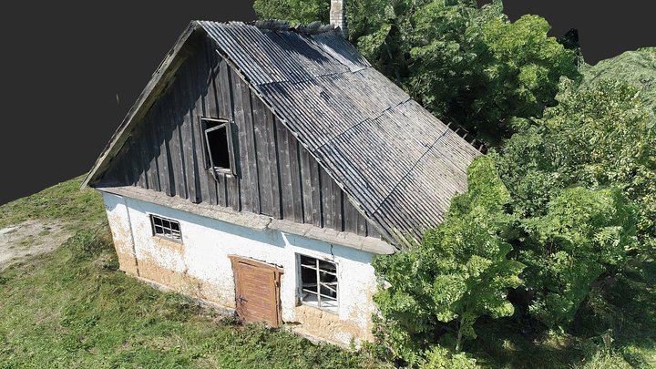 Apleista trobel�ė / Abandoned hut 3D Model