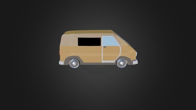 cartoon-van 3D Model