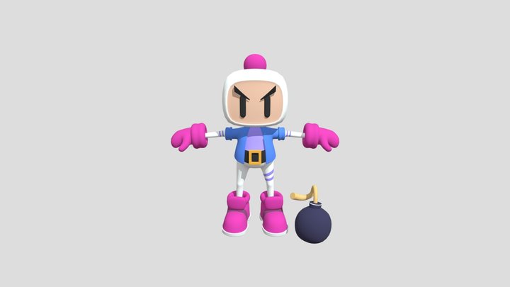 Bomberman 3D Model