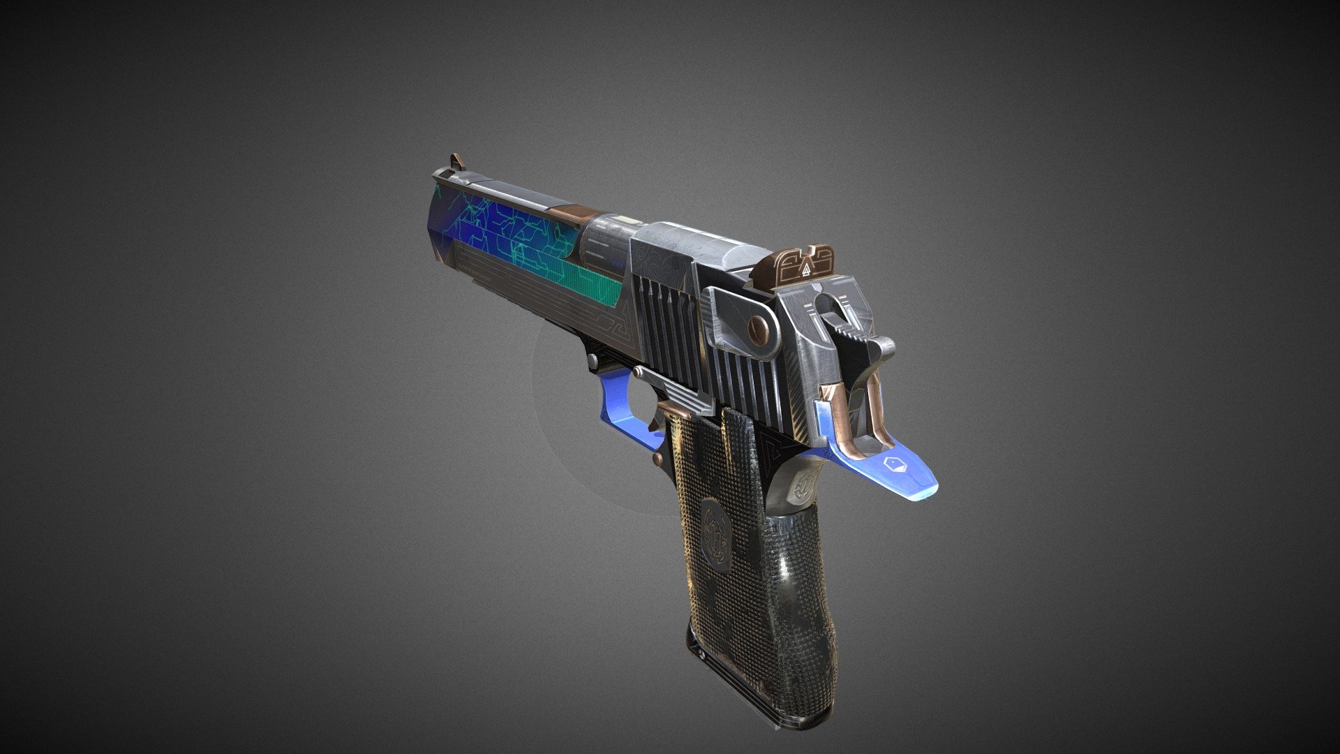 Desert Eagle - Overcharged (WIP) - 3D model by tanapta [af5e059 ...