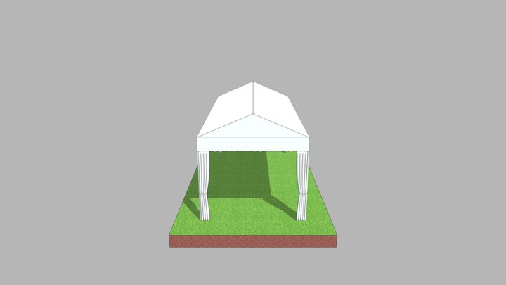 12ft x 24ft Premium Achilles Tent 3D Model