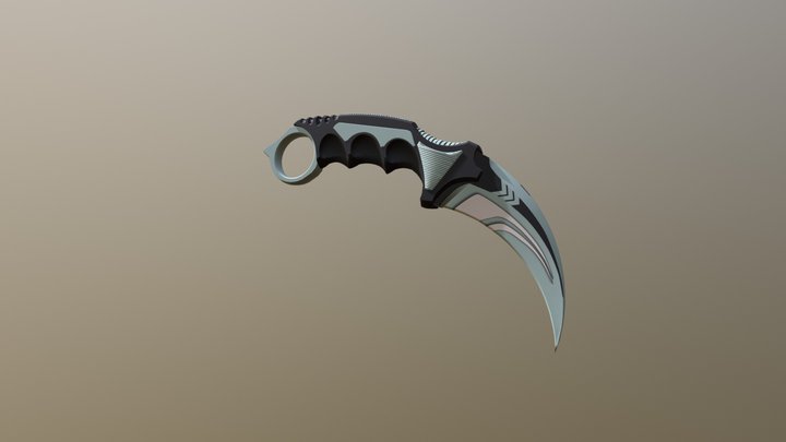 Karambit Anarctic Arrows 3D Model