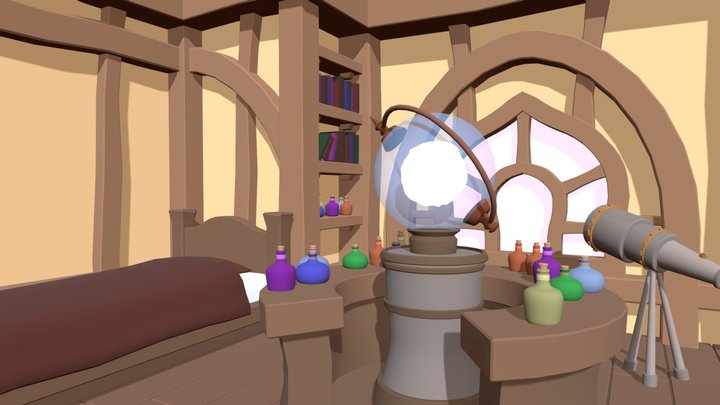 WizzardRoom 3D Model