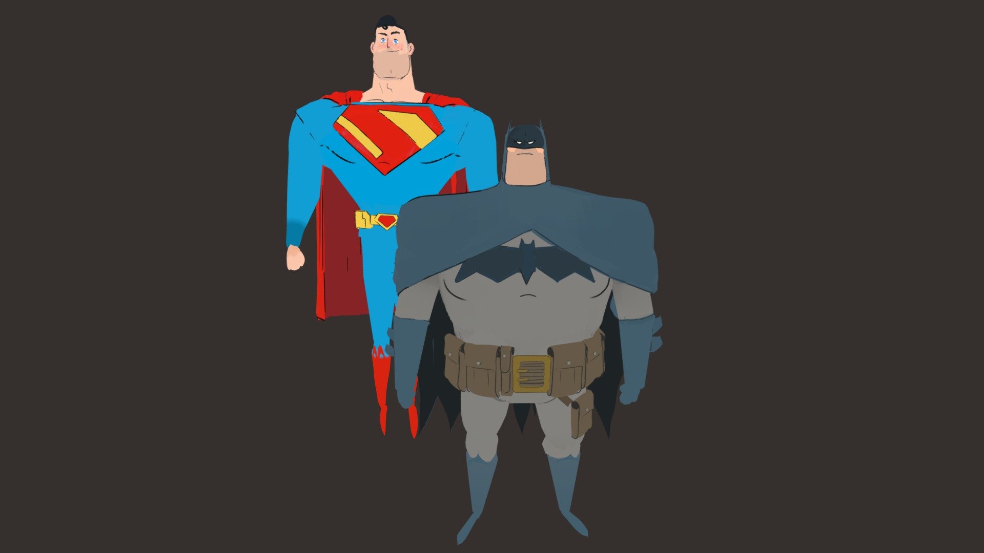 Quill - Superman and Batman