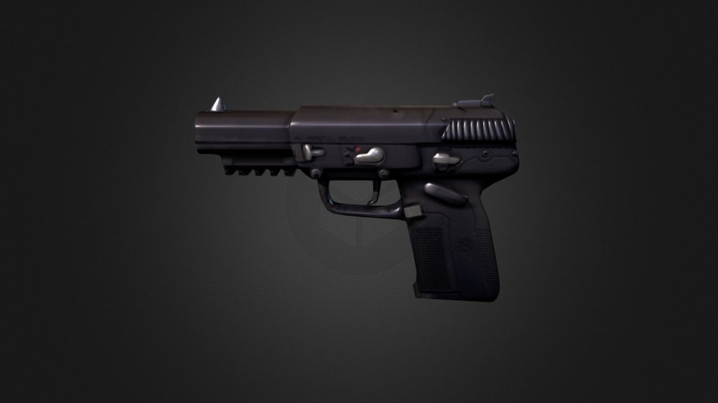 Pistola 5,7 - Download Free 3D model by CamiloFlores [af6297d] - Sketchfab