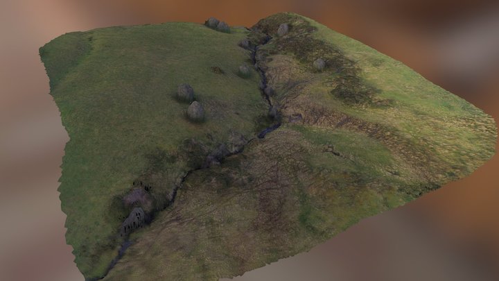 Cruagh Road Stream 3D Model