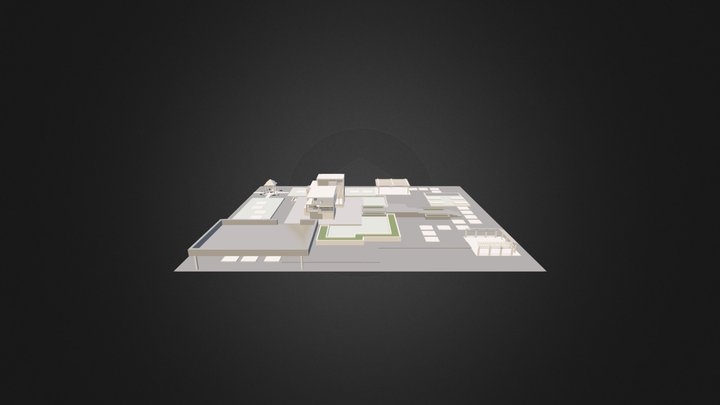 modern with site 3D Model