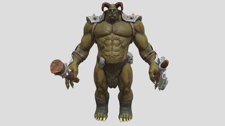 Ogre game model 3D Model