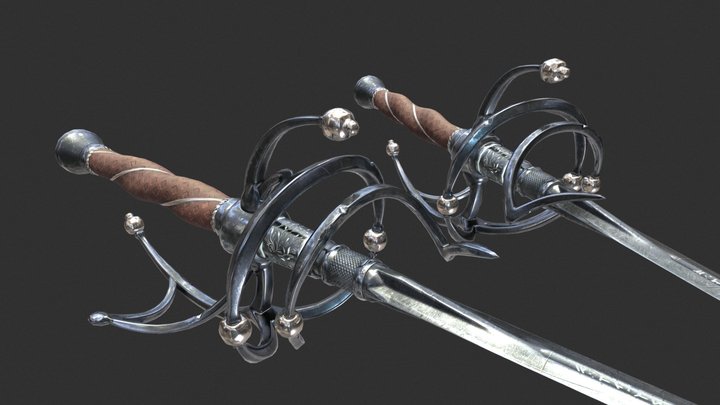 Magic Rapier 3D Model