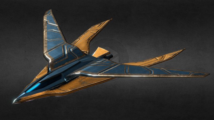 Spaceship - Agile 3D Model