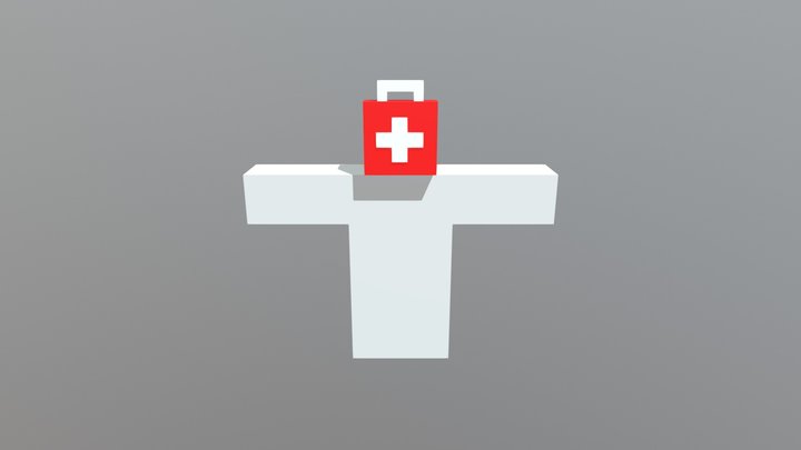 Med Mask 3D Model