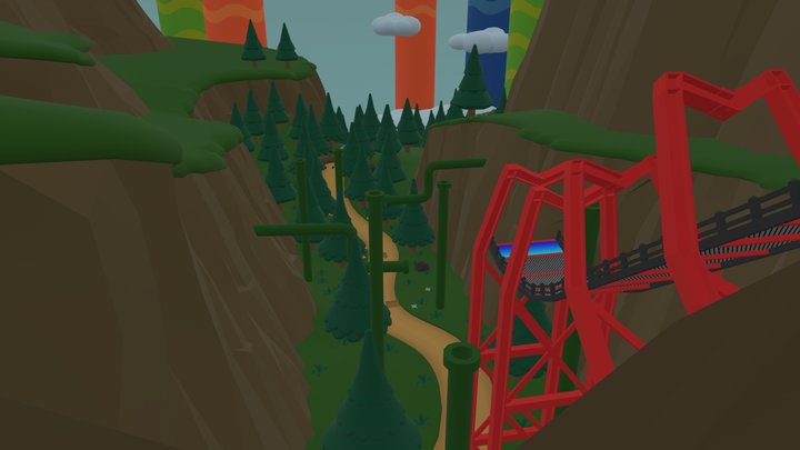 3DS Rock Rock Mountain 3D Model