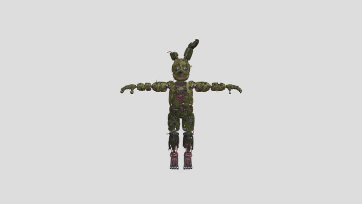 Springtrap Special Delivery (7) 3D Model