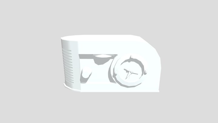 Retro Radio 3D Model