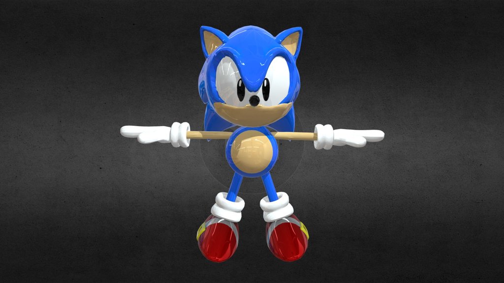 [RIGGED]Marza classic sonic RECREATION