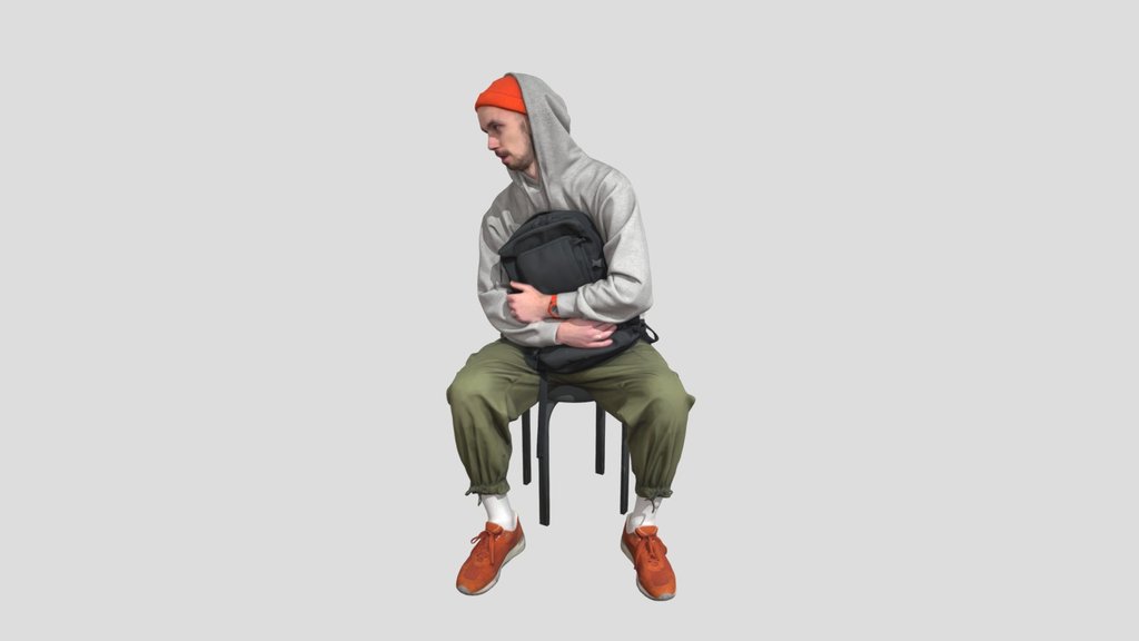 Urban Sway Seated Stylish Man
